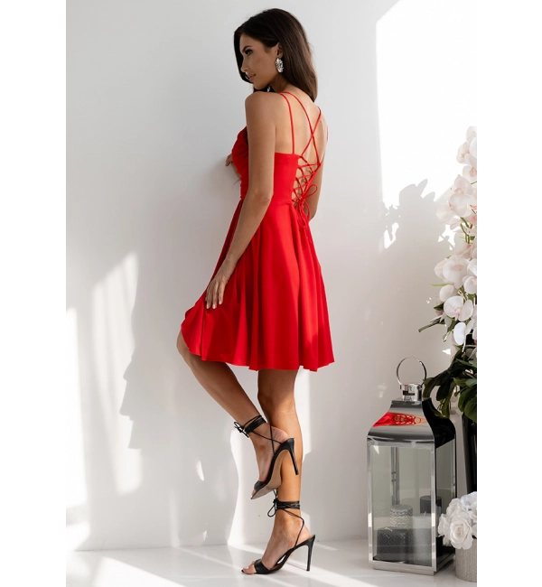 001174. VALERIA mini CZERWONY